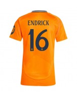 Real Madrid Endrick #16 Bortedrakt Dame 2024-25 Korte ermer